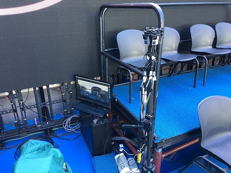Rod Laver Arena Camera Setup