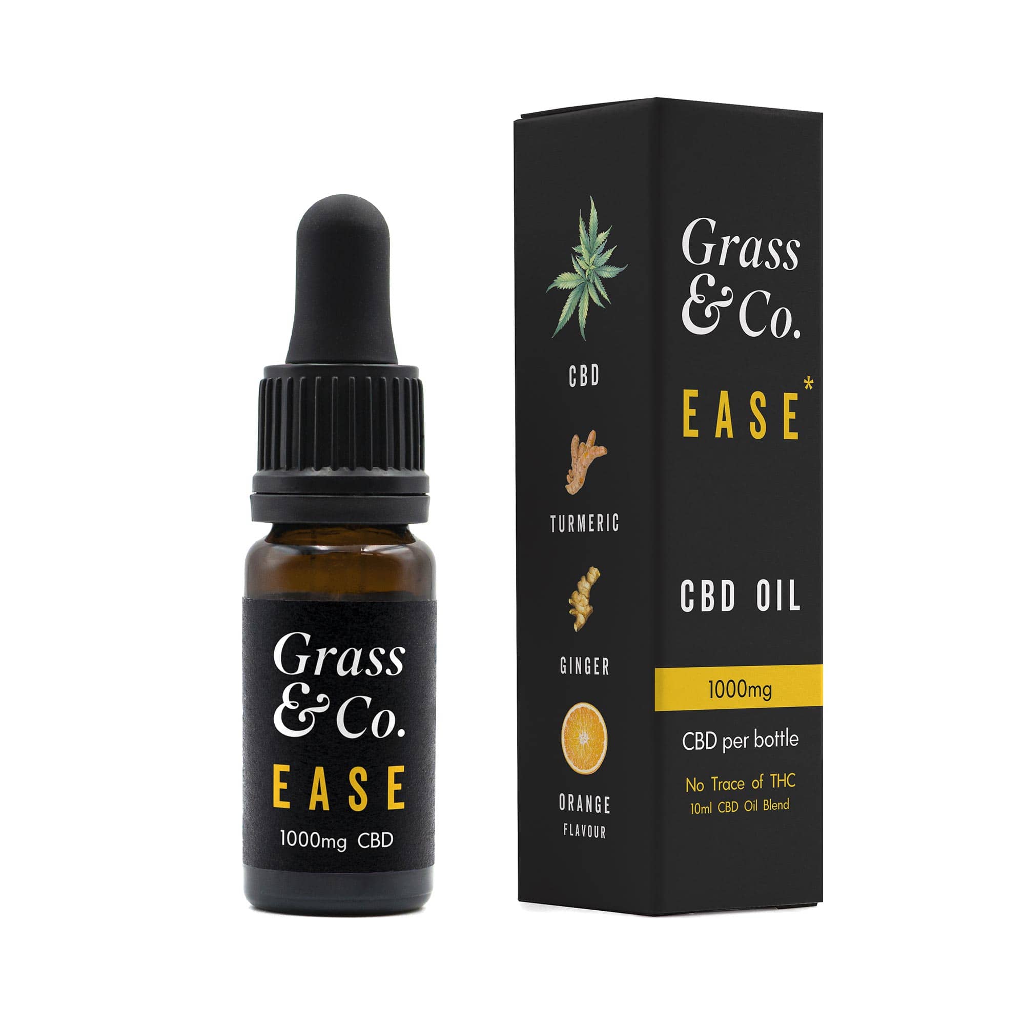 EASE 1000mg CBD Hemp Oil - Grass & Co.