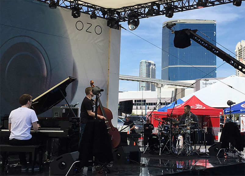 Nokia's stage at NAB