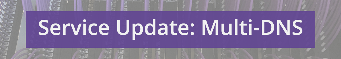 Service Update: Multi-DNS