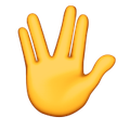 vulcan salute emoji